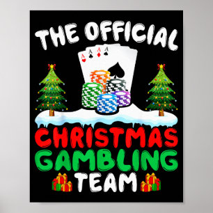 Weihnachts-Glücksspiel-Team - Lustiges Glücksspiel Poster