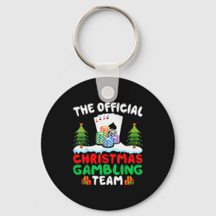 Weihnachts-Glücksspiel-Team - Lustiges Glücksspiel Schlüsselanhänger