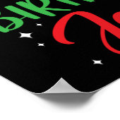 Weihnachts-Glückwunsch Geburtstag Jesus Weihnachts Poster (Ecke)