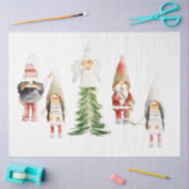 Weihnachts-Gnom-Design 3 Seidenpapier (Basteln)