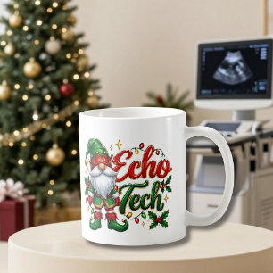 Weihnachts-Gnom Echo Tech Kaffeetasse