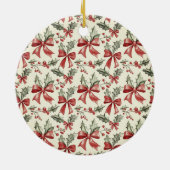 Weihnachts-Gnom-Engel-Ornament Keramik Ornament (Hinten)