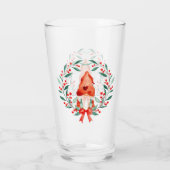 Weihnachts-Gnom Glas (Rückseite)
