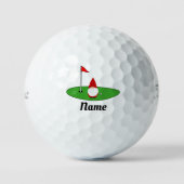 Weihnachts-Gnom Golfbälle-Geschenkbox-Set Golfball (Vorderseite)