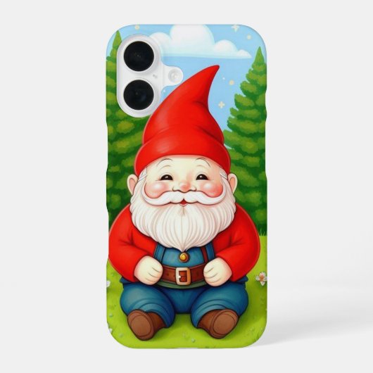 Weihnachts-Gnom iPhone 16 Hülle (Rückseite)