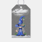 Weihnachts-Gnom Mädchen  Geschenkanhänger (Vorderseite)