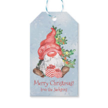 Weihnachts-Gnom mit Geschenken Baum Personalisiert