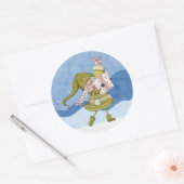 Weihnachts-Gnom mit Geschenken Sticker (Umschlag)