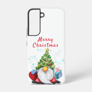 Weihnachts-Gnom mit Herz-Geschenken Samsung Galaxy Hülle