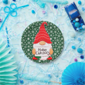 Weihnachts-Gnom Papierplatte Pappteller (Party)