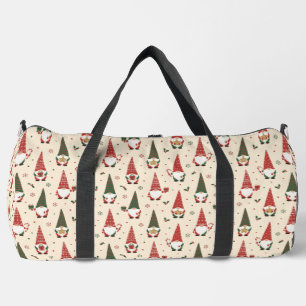 Weihnachts-Gnom-Partei-Muster Duffle Bag