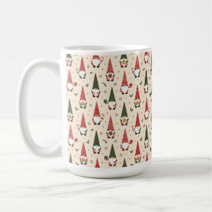 Weihnachts-Gnom-Partei-Muster Kaffeetasse