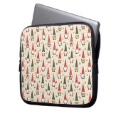 Weihnachts-Gnom-Partei-Muster Laptopschutzhülle (Vorderseite Links)