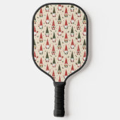 Weihnachts-Gnom-Partei-Muster Pickleball Schläger (Rückseite)