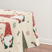 Weihnachts-Gnom-Partei-Muster Tischdecke (Beispiel)