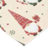 Weihnachts-Gnom-Partei-Muster Tischdecke (Schrägansicht)