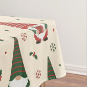 Weihnachts-Gnom-Partei-Muster Tischdecke (Beispiel)