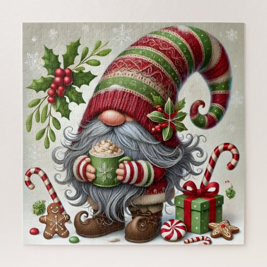 Weihnachts-Gnom-Puzzle Puzzle (Vertikal)
