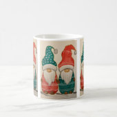 Weihnachts-Gnom Santa-Paar Kaffeetasse (Mittel)