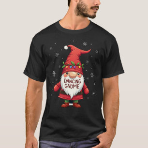 Weihnachts-Gnom Tanz-Gnom Familien-Weihnachten (1) T-Shirt