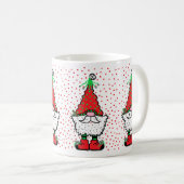 Weihnachts-Gnom-Tasse Kaffeetasse (VorderseiteRechts)