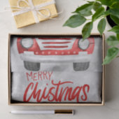 Weihnachts-Gnome-Auto Seidenpapier (Geschenk)