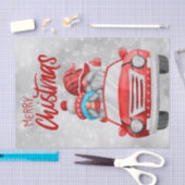 Weihnachts-Gnome-Auto Seidenpapier (Handwerk)
