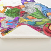 Weihnachts-Gnome-Baby-Sherpa-Blanket Sherpadecke (3/4)