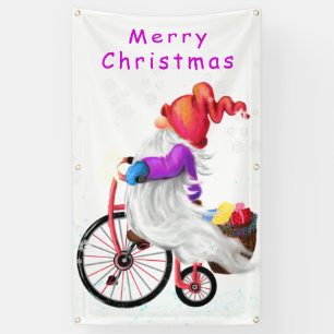 Weihnachts-Gnome-Banner Banner