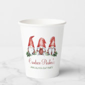 Weihnachts-Gnome-Custom-Paper-Cup Pappbecher (Vorderseite)