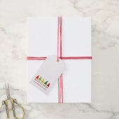 Weihnachts-Gnome Familie Custom Red Green Geschenk Geschenkanhänger (Mit Garn)
