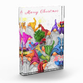 Weihnachts-Gnome-Foto Fotoblock (Links)