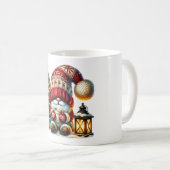 Weihnachts-gnome gemütlich Weihnachtskuschel Wünsc Kaffeetasse (VorderseiteRechts)