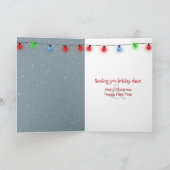 Weihnachts-Gnome geniessen eine Candy Cane Karte (Innenseite)