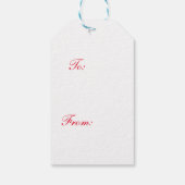 Weihnachts-Gnome-Geschenk-Tag Geschenkanhänger (Rückseite)