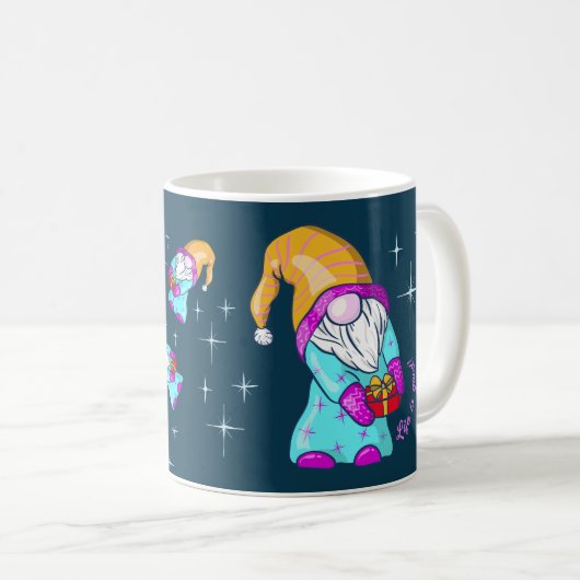 Weihnachts Gnome Geschenk Tasche Tasse (VorderseiteRechts)