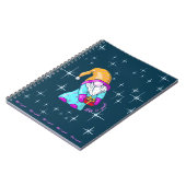 Weihnachts-Gnome Geschenkpapier Notizblock (Linke Seite)
