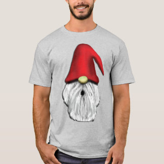 Weihnachts-Gnome-Gesicht T-Shirt