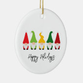 Weihnachts Gnome Happy Holidays Jahr Spaß Keramik Ornament (Rechts)