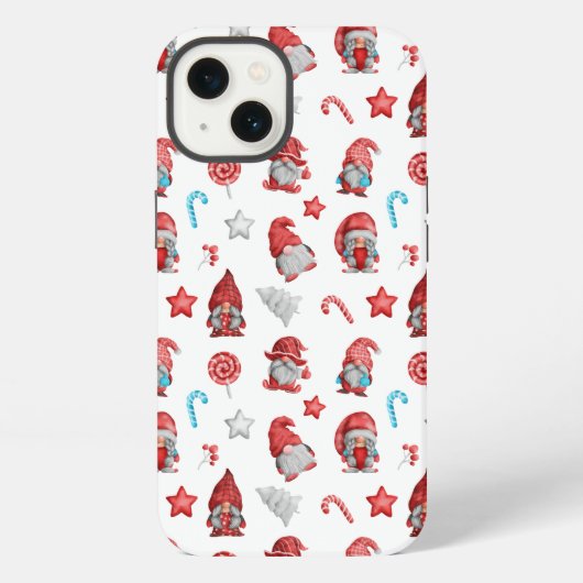 Weihnachts-Gnome iPhone Hülle (Rückseite)