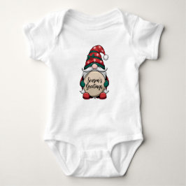Weihnachts-Gnome-Jahreszeit Baby Strampler