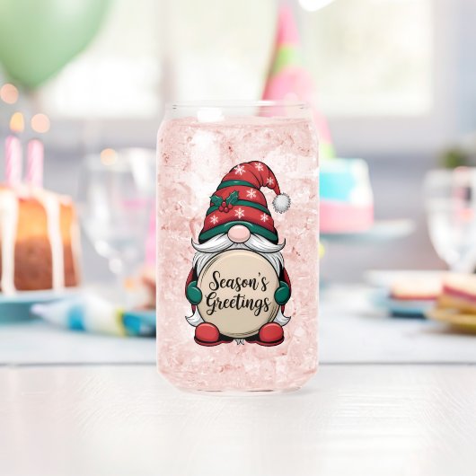 Weihnachts-Gnome-Jahreszeit Dosenglas (Insitu (Geburtstag))