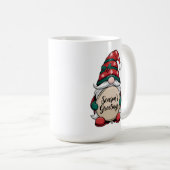 Weihnachts-Gnome-Jahreszeit Kaffeetasse (VorderseiteRechts)