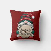 Weihnachts-Gnome-Jahreszeit Kissen (Vorderseite)