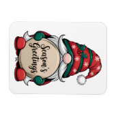 Weihnachts-Gnome-Jahreszeit Magnet (Horizontal)
