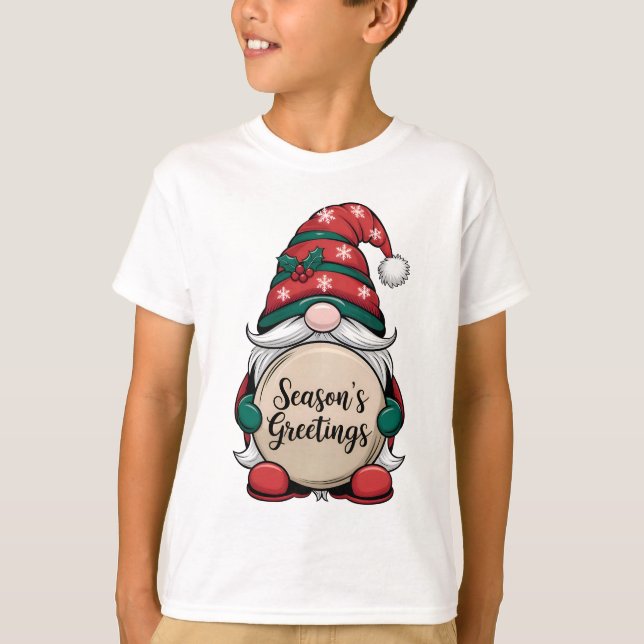 Weihnachts-Gnome-Jahreszeit T-Shirt (Vorderseite)