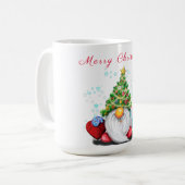 Weihnachts-Gnome-Kaffee-Tasse Kaffeetasse (Vorderseite Links)