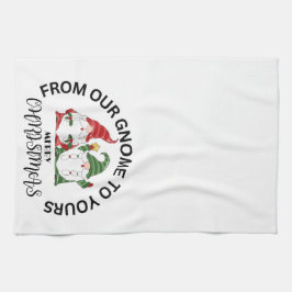 Weihnachts Gnome Küche Teetuch Geschirrtuch