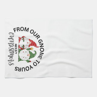Weihnachts Gnome Küche Teetuch Geschirrtuch