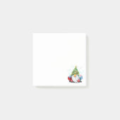 Weihnachts-Gnome mit Geschenkartikeln Sticky Notes Post-it Klebezettel (Vorderseite)